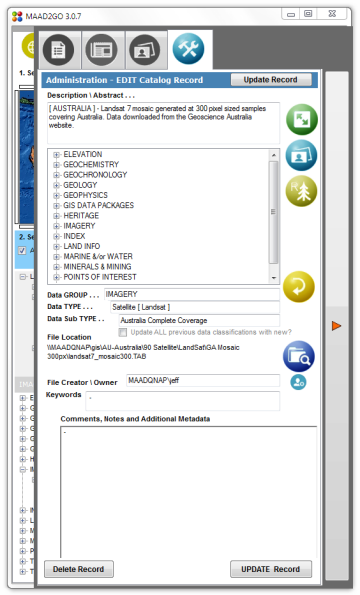 Administration and configuration UI